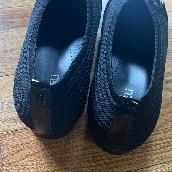 Vaneli Black Flats with Silver Hardware - Picture 5 of 6